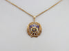 Gold Ladies Auxiliary V.F.W Pendant