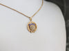 Gold Ladies Auxiliary V.F.W Pendant