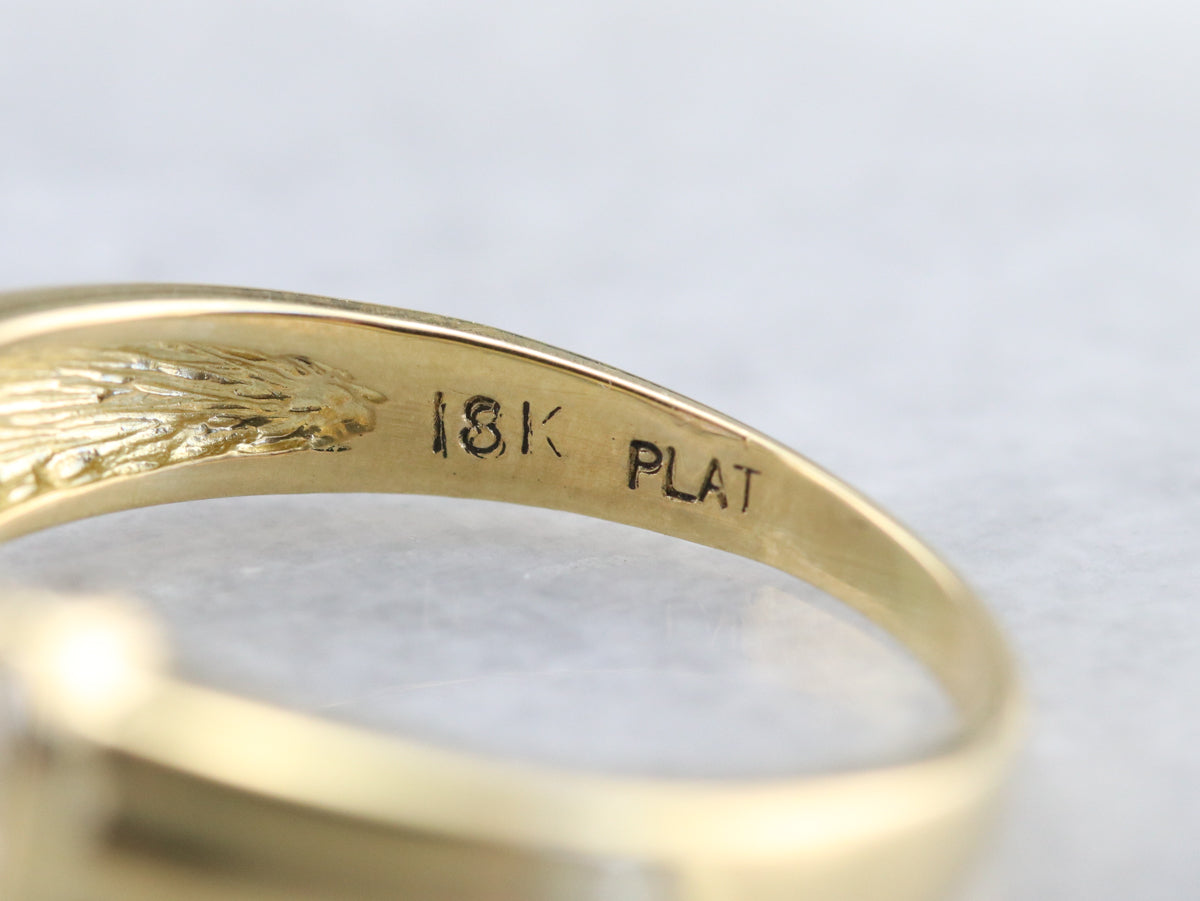 Purple Sapphire and Diamond Ring