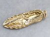 Ornate Gold Filigree Sandal Charm