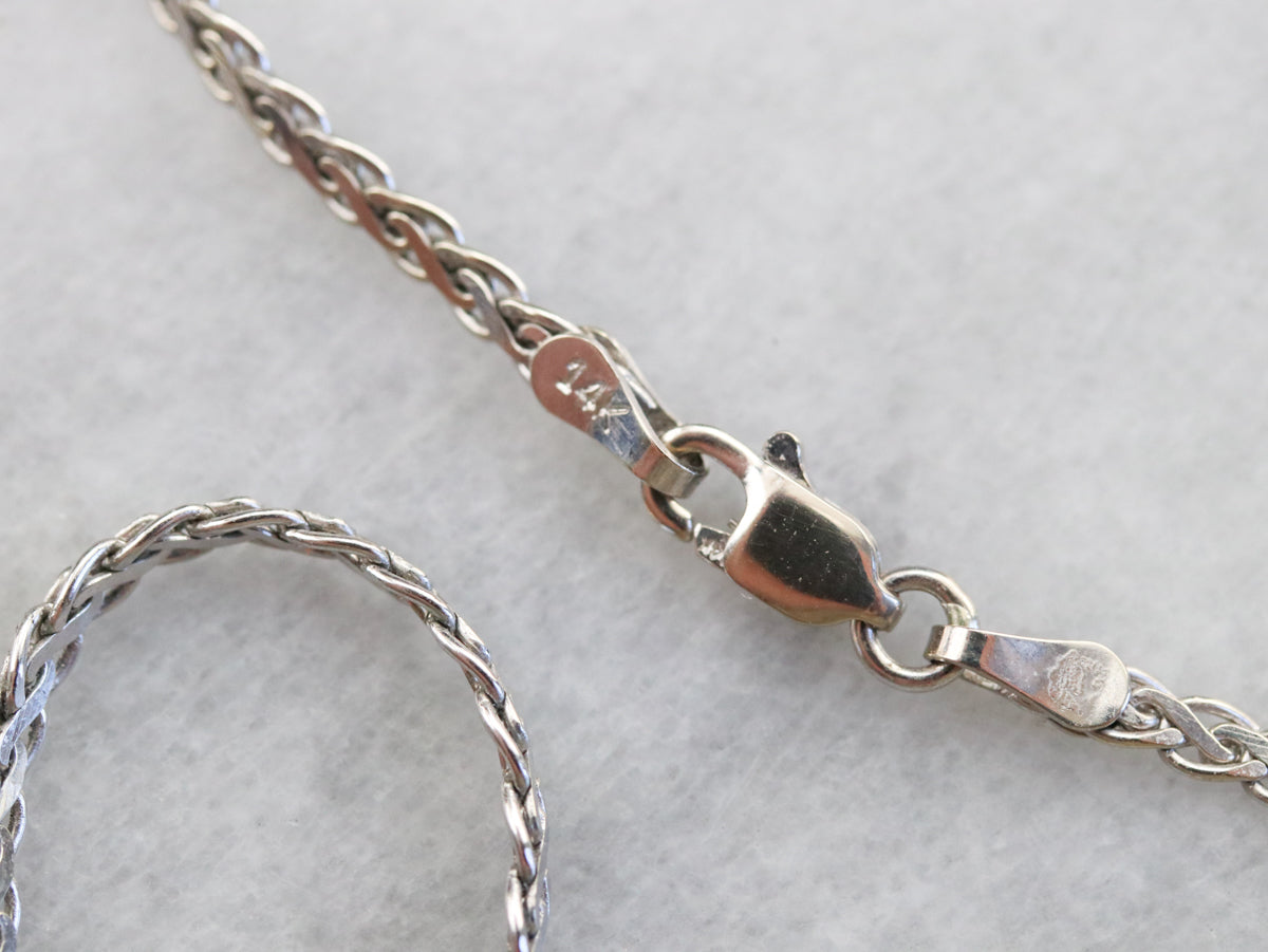 Beaded Dyed Jade and Diamond Necklace