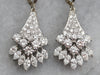 Modern Diamond Drop Earrings