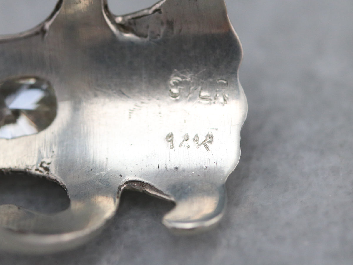 Modernist Diamond Solitaire Ring