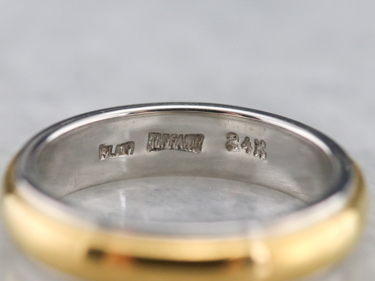24K Gold and Platinum Band