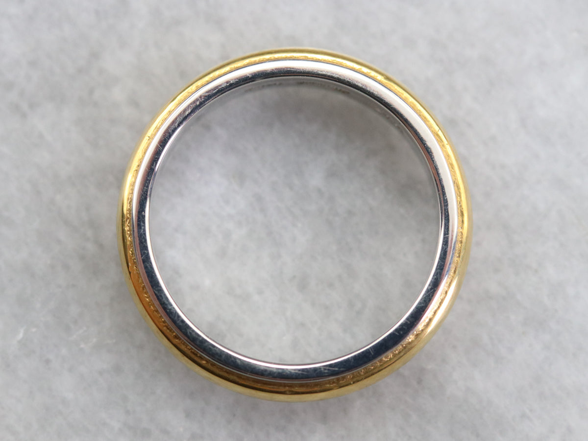24K Gold and Platinum Band