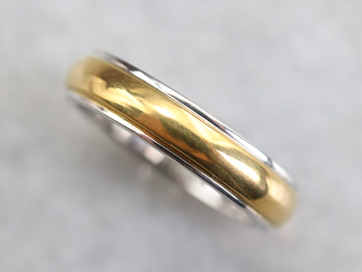 24K Gold and Platinum Band