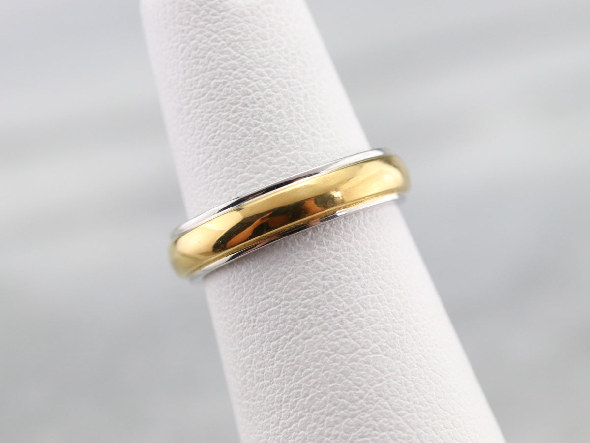24K Gold and Platinum Band