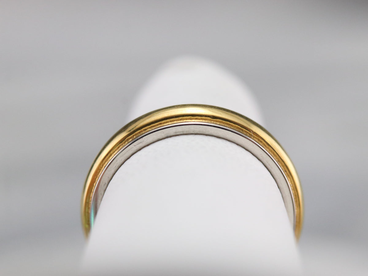 24K Gold and Platinum Band