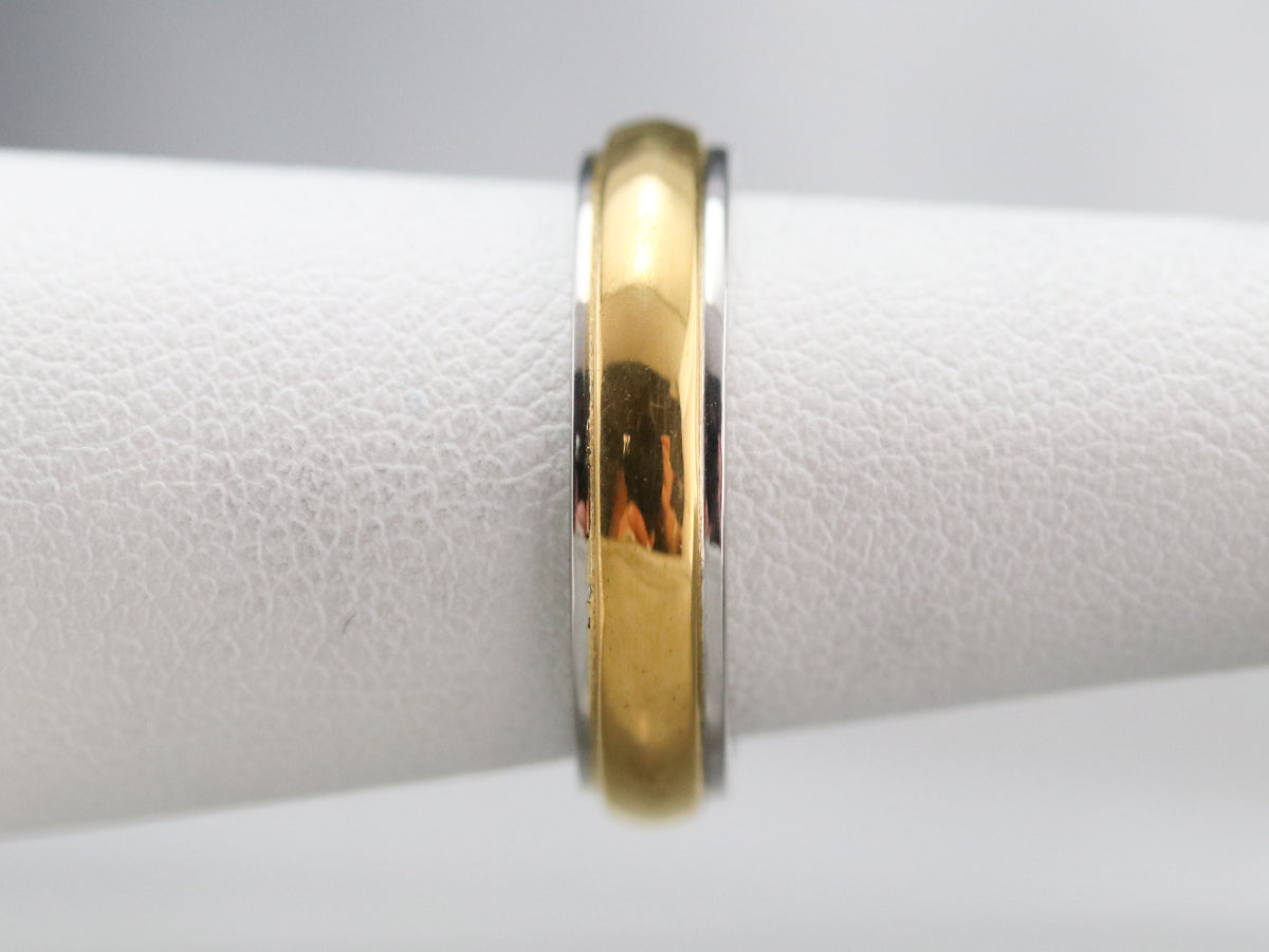 24K Gold and Platinum Band