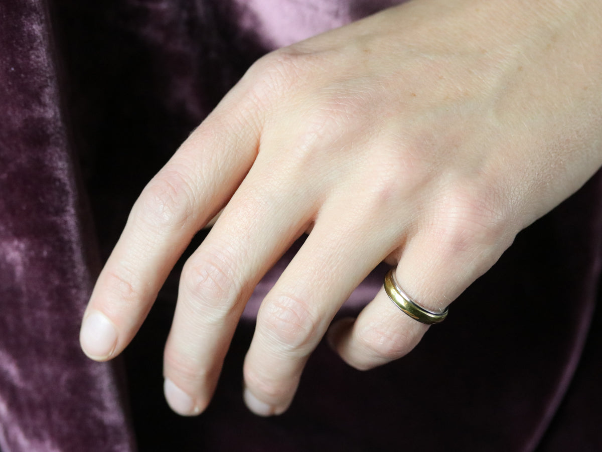 24K Gold and Platinum Band