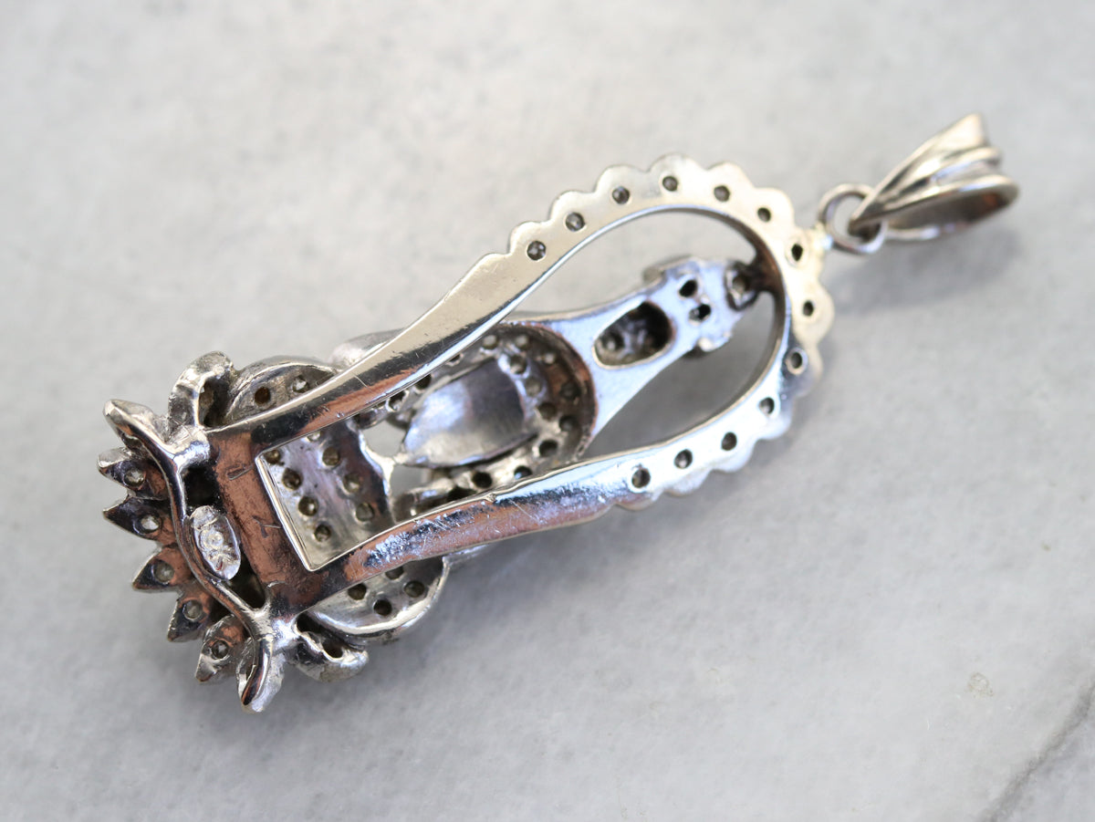 Colgante de deidad hindú de diamantes