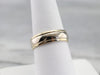 Two Toned Gold Wedding Band