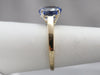 Vintage Ceylon Sapphire Solitaire Ring