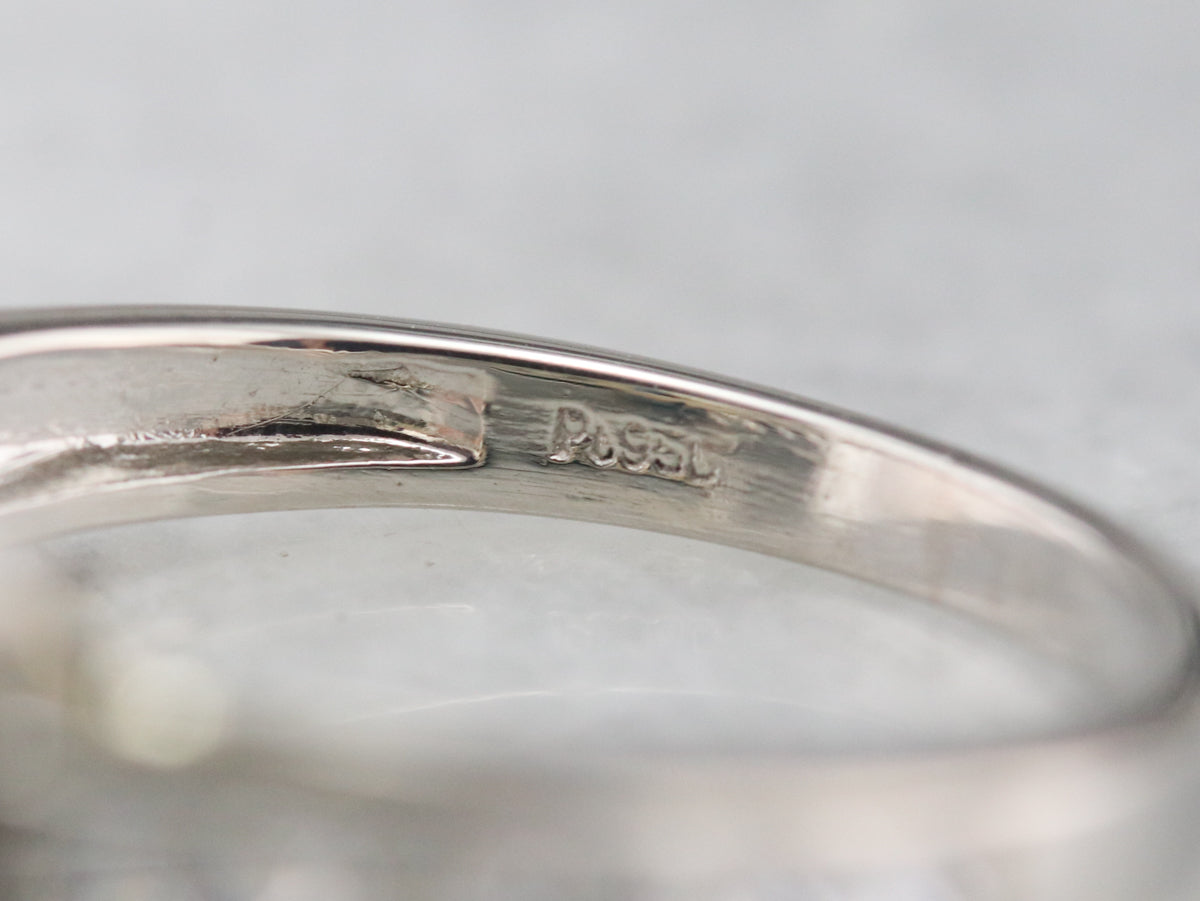 Sapphire and Diamond Engagement Ring