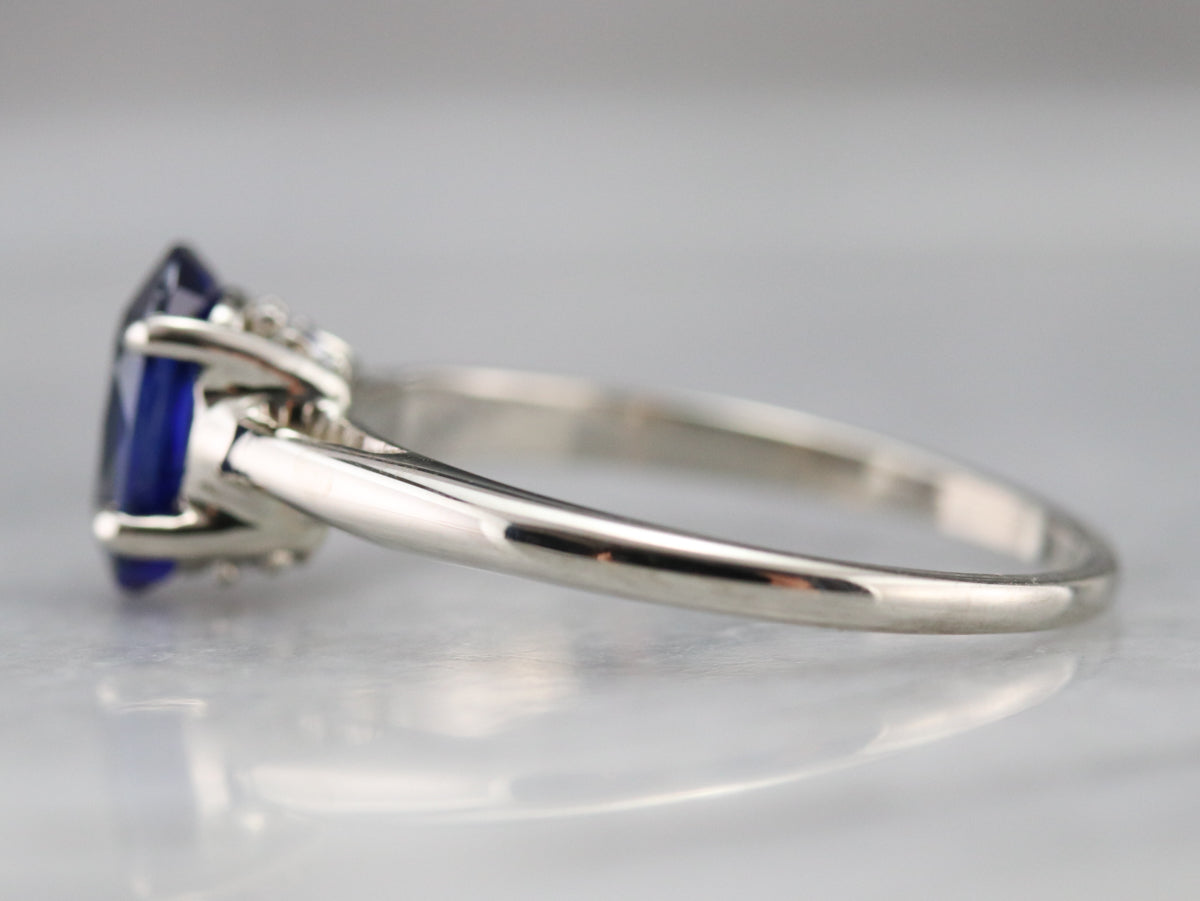 Classic Oval Sapphire Engagement Ring