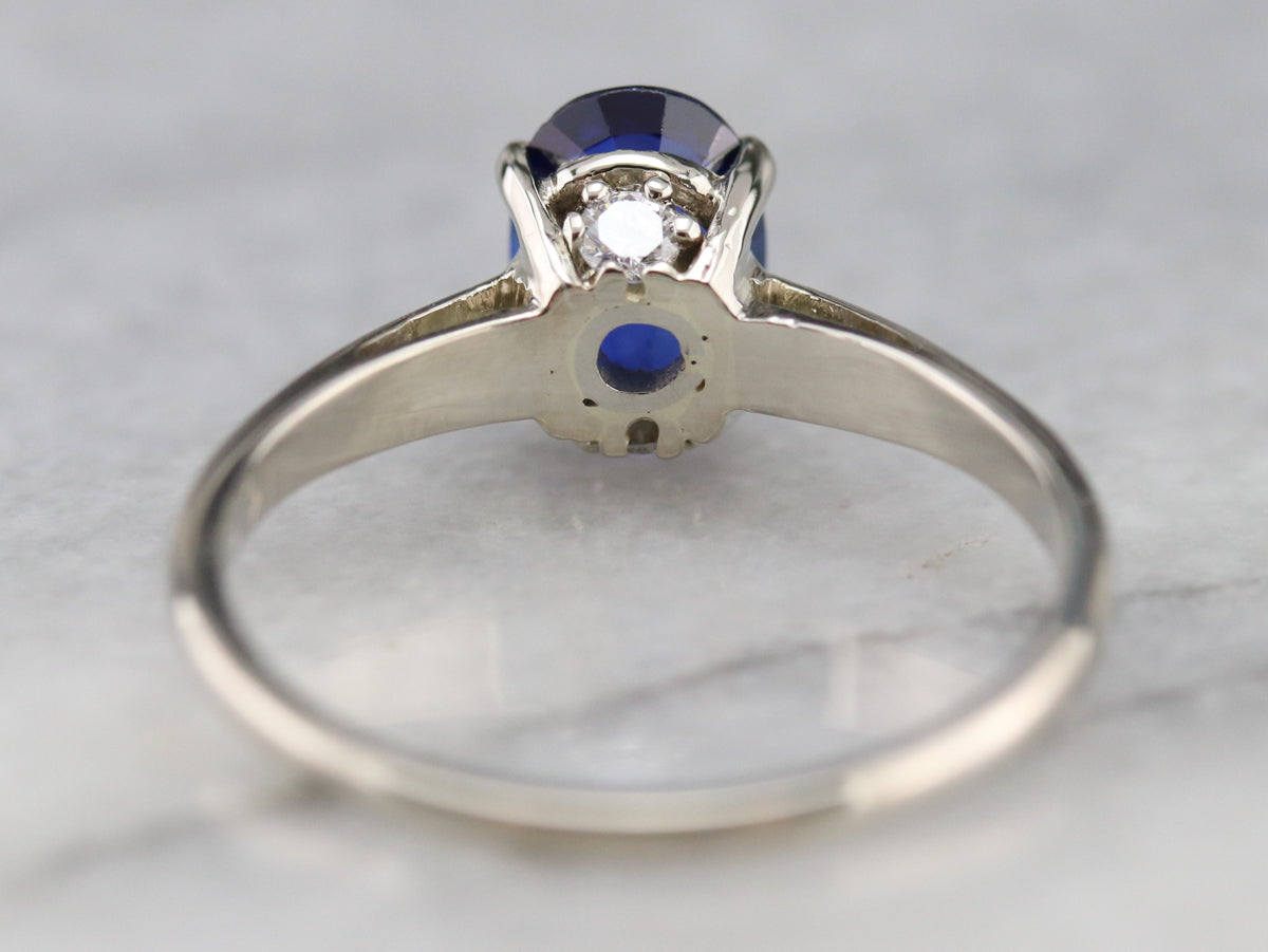 Classic Oval Sapphire Engagement Ring