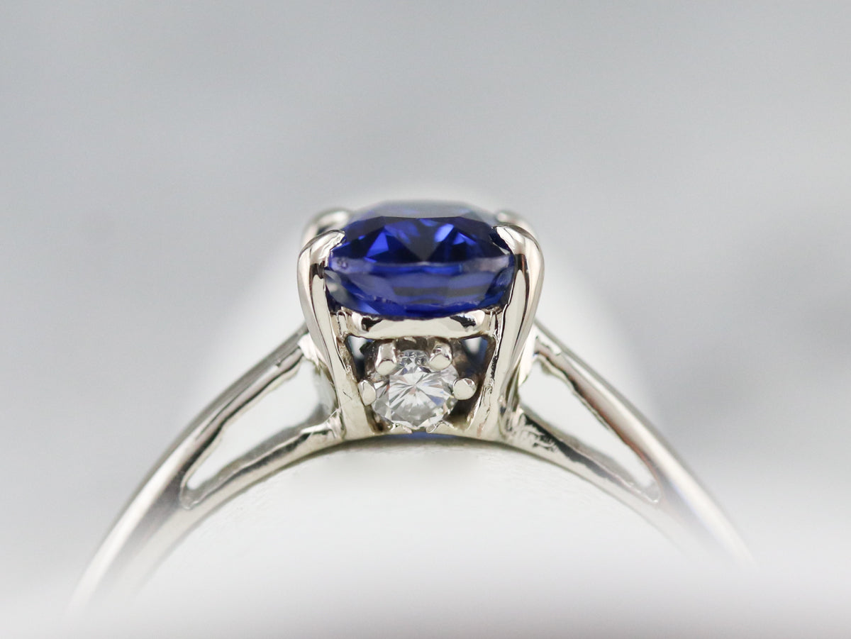 Classic Oval Sapphire Engagement Ring