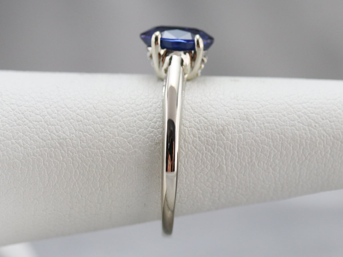Classic Oval Sapphire Engagement Ring