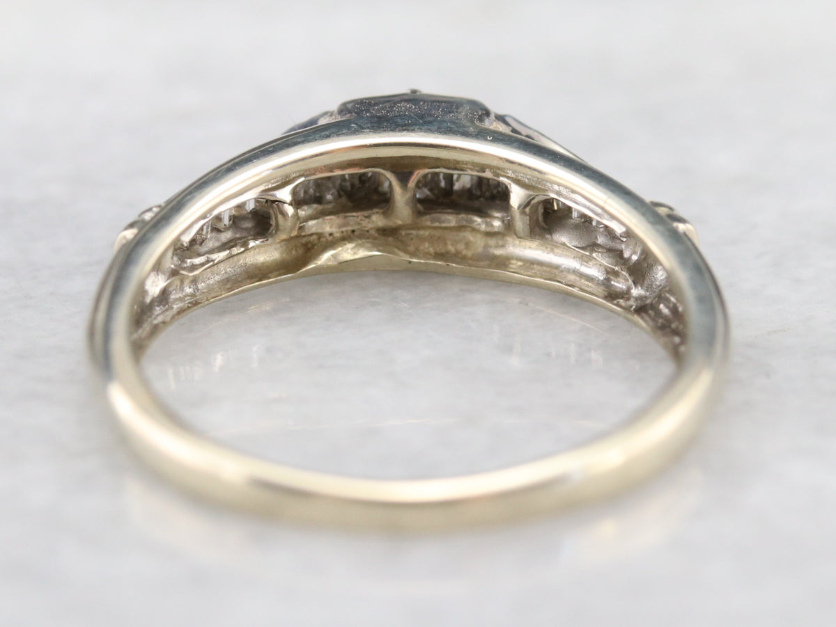 White Gold Diamond Engagement Ring