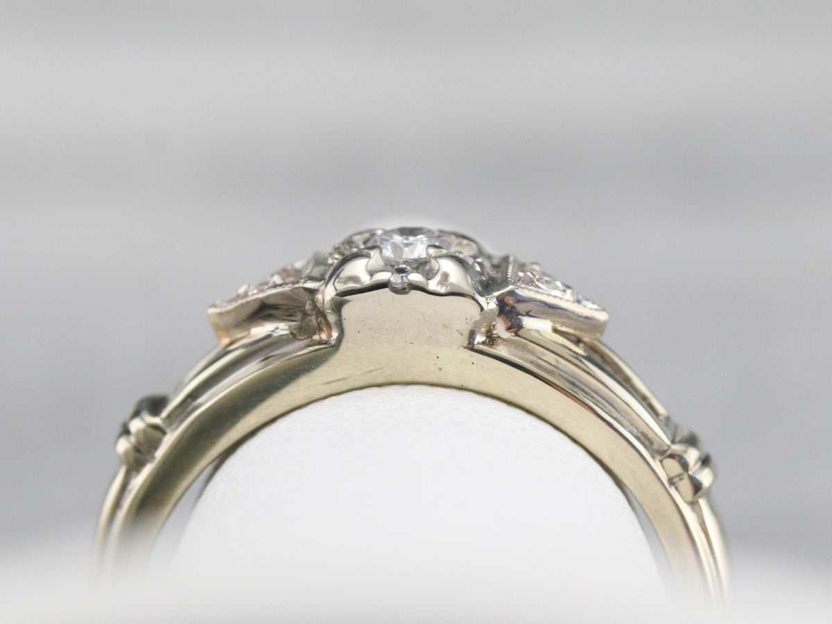 White Gold Diamond Engagement Ring