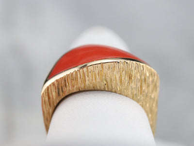 Funky Coral Fashion Ring