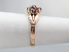 Victorian Rose Gold Garnet Cluster Ring