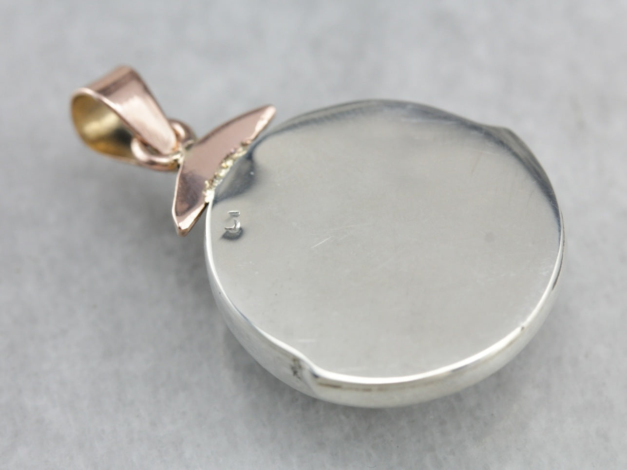 Labradorite Mixed Metal Pendant