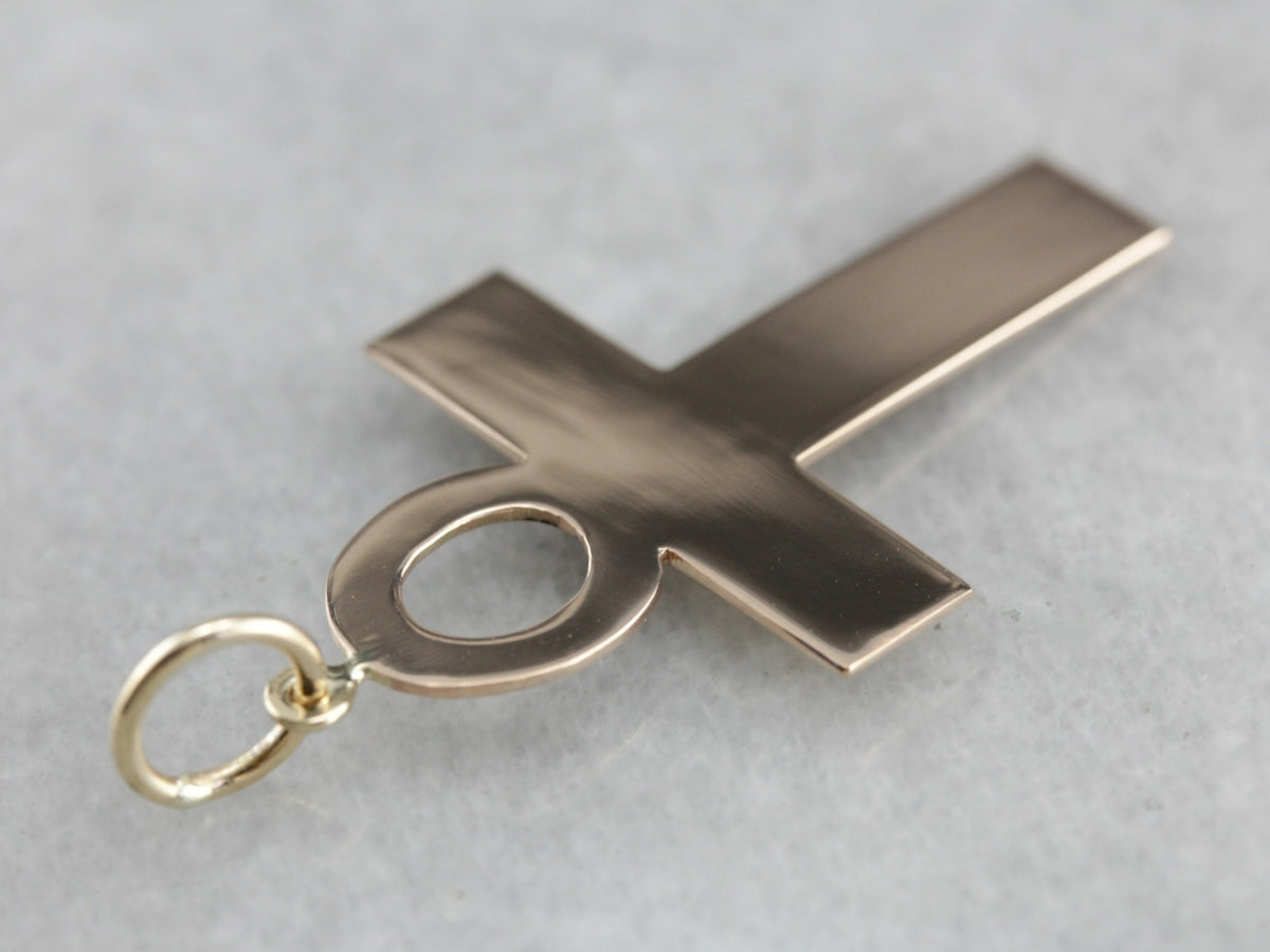 Ankh Rose Gold Pendant