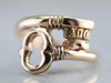 Vintage Alpha Omega Omicron Key Ring