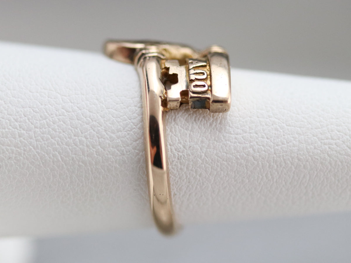 Vintage Kappa Kappa Gamma Sorority Key Ring