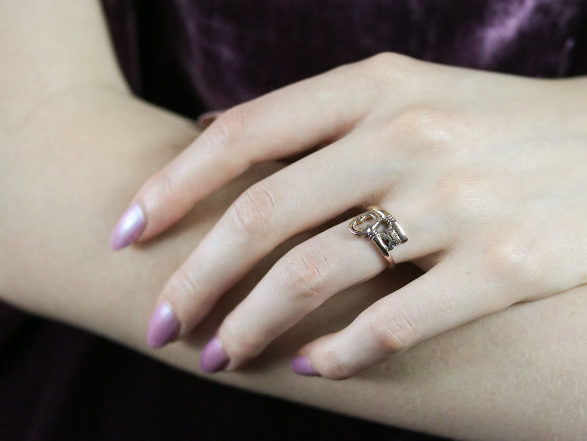 Vintage Kappa Kappa Gamma Sorority Key Ring