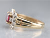 Vintage Ruby and Diamond Bow Ring