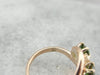 Vintage Demantoid Garnet and Pearl Ring