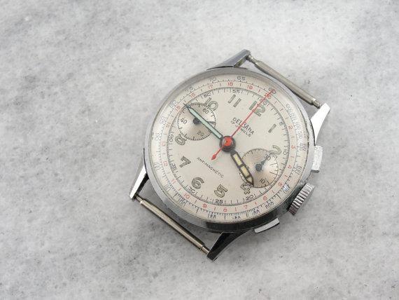 1950's Delbana Landeron Calibre 48 Men‚Äôs Wrist Watch