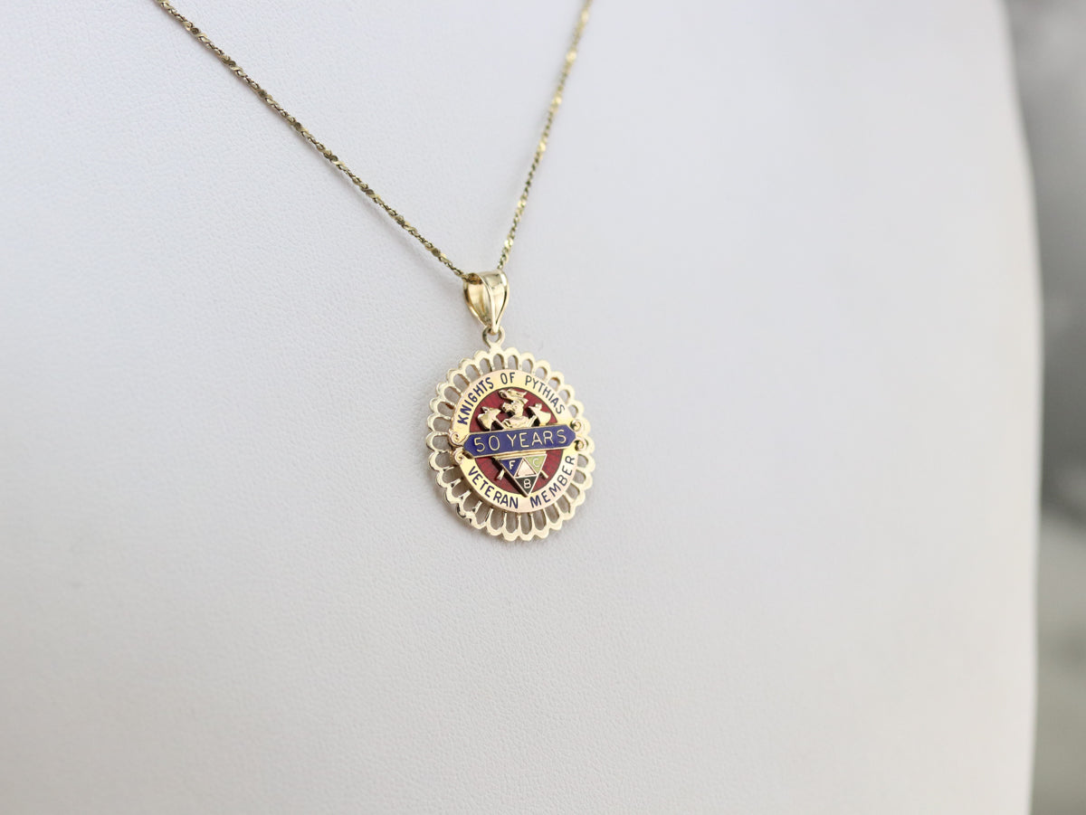 Knights of the Pythias and Bullion Medallion