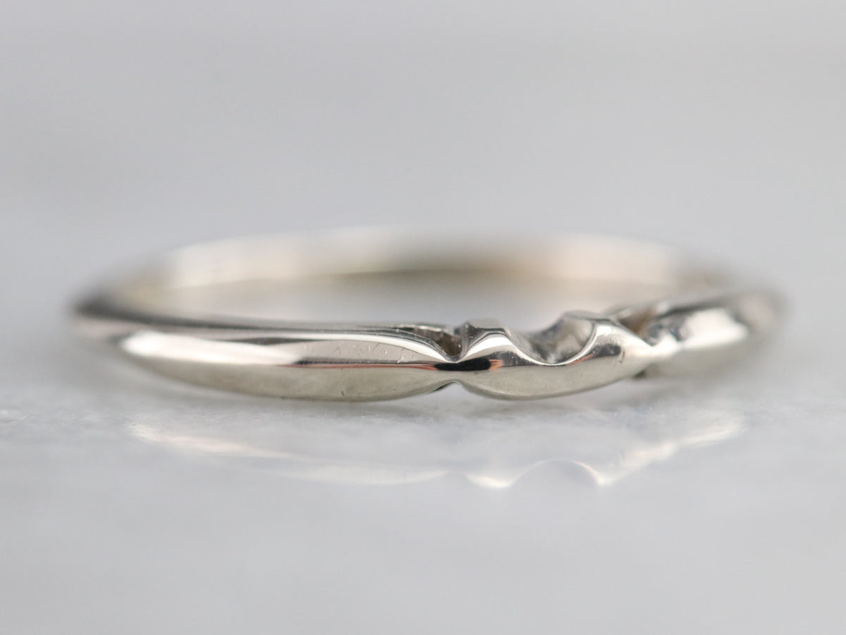 Plain White Gold Guard Band