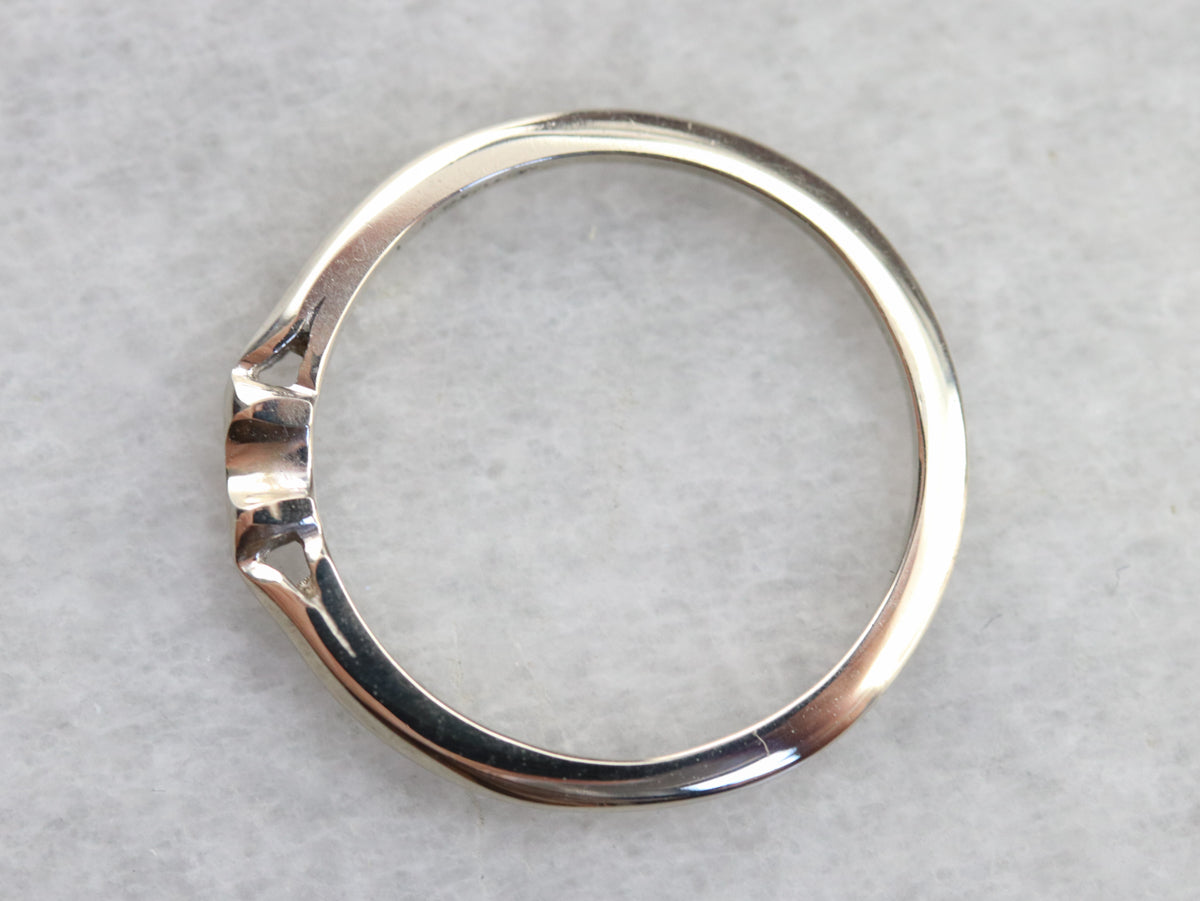 Plain White Gold Guard Band