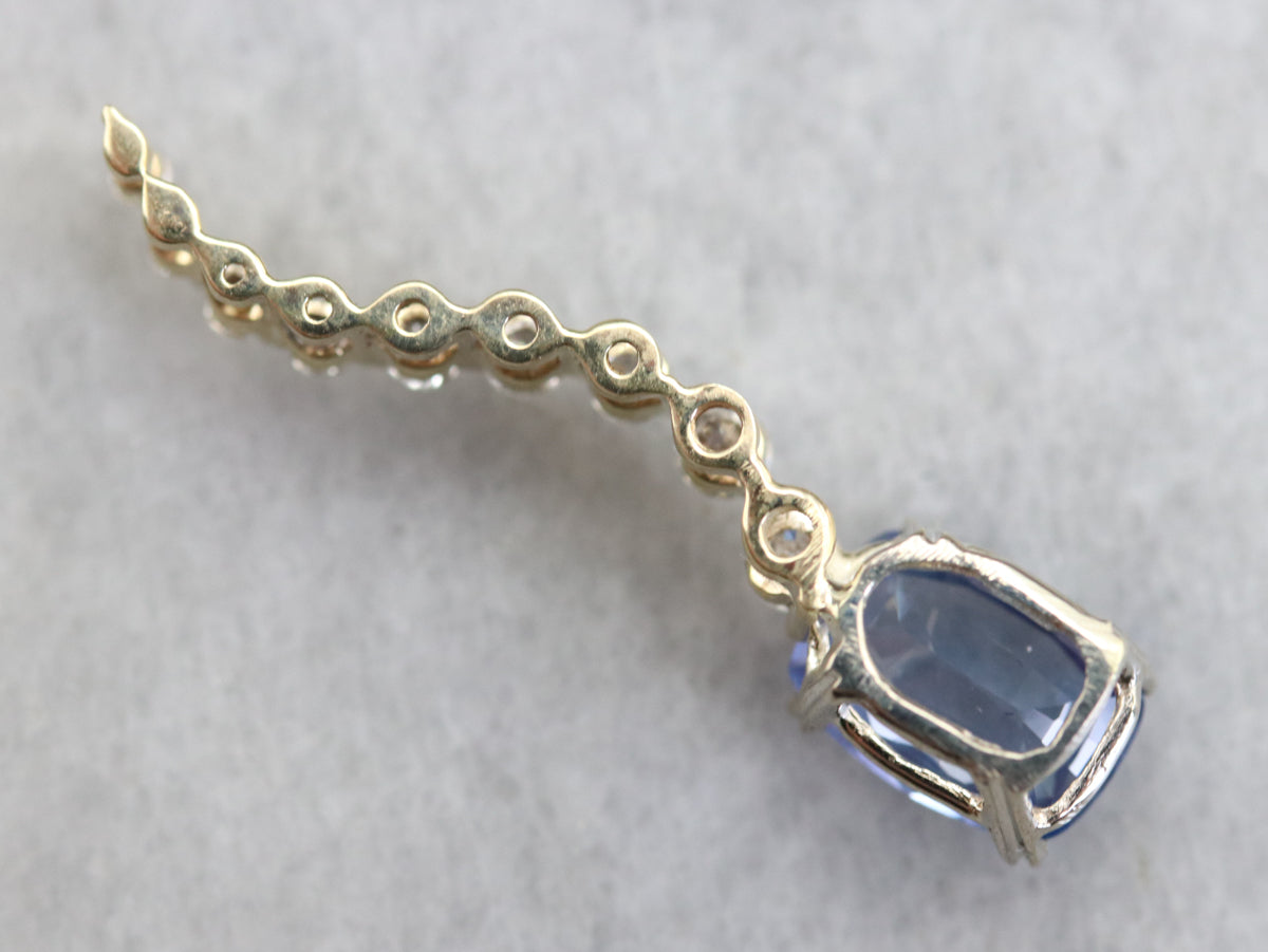 Sapphire and Diamond Pendant