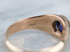 Men's Two Toned Sapphire Ring