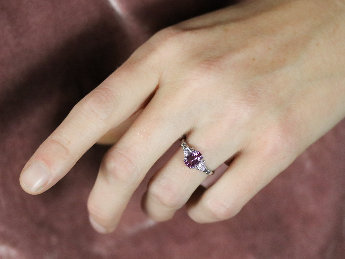 The Hathaway Pink Sapphire Ring