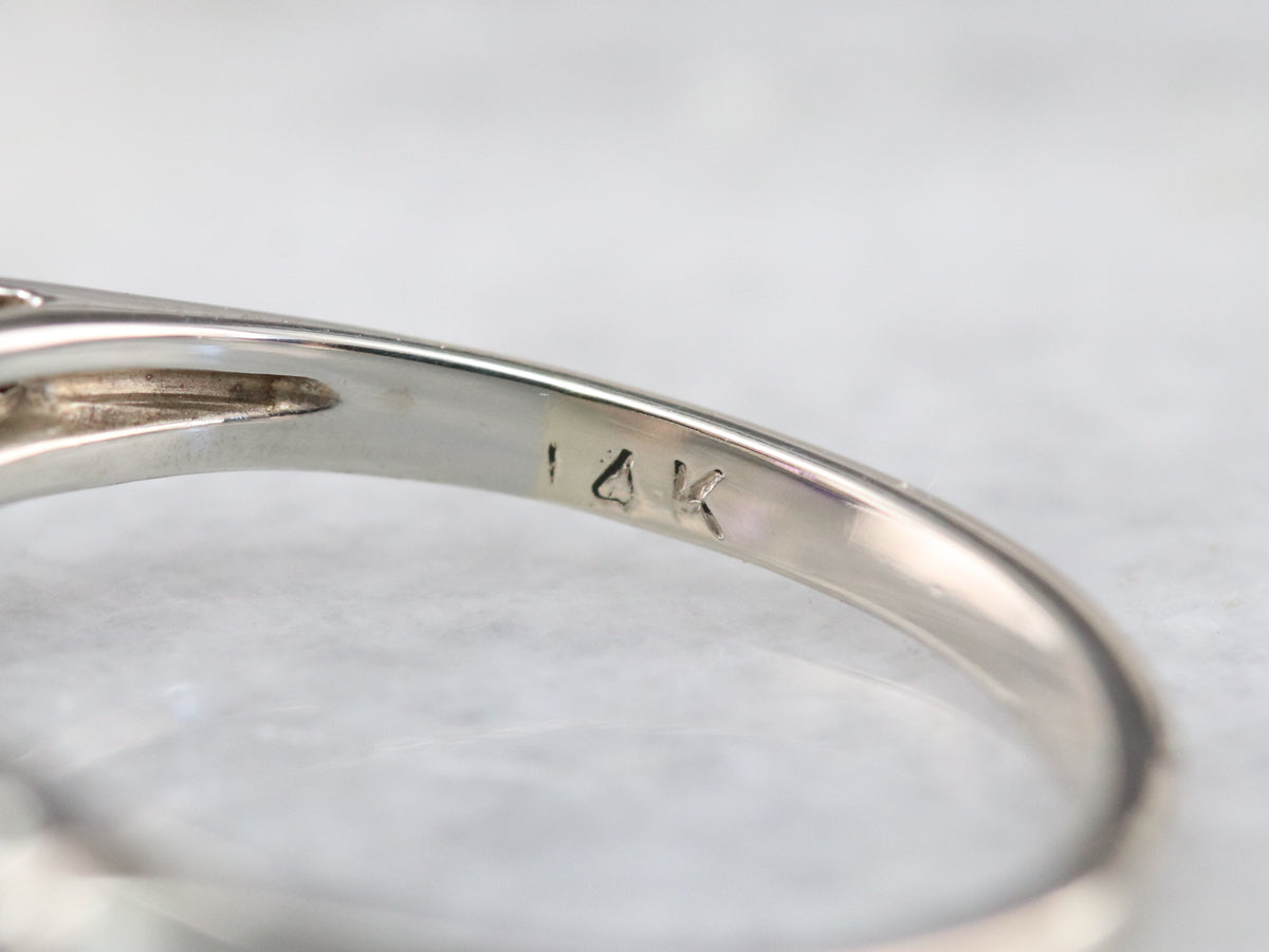 Purple Ceylon Sapphire and Diamond Ring