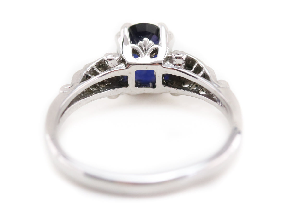 The Hathaway Sapphire and Diamond Ring by Elizabeth Henry