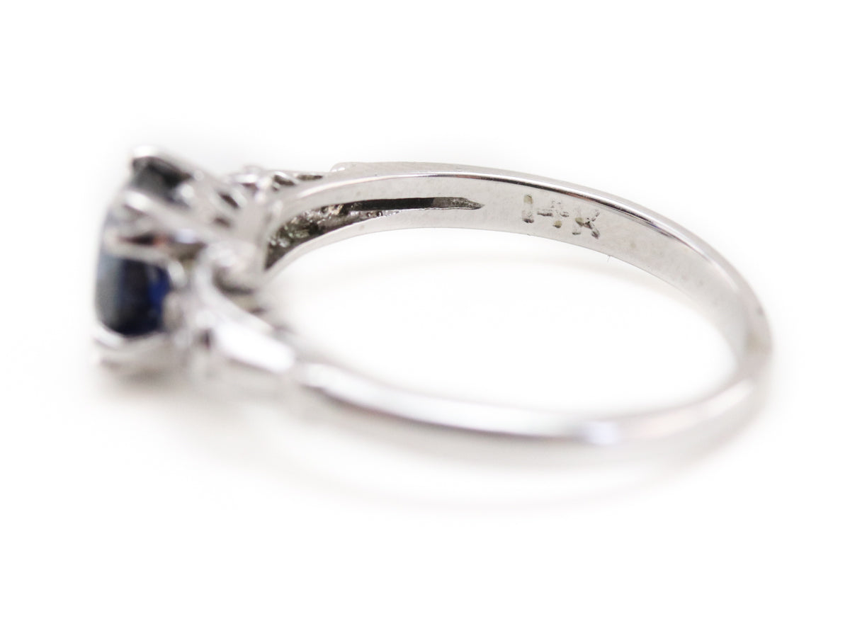 The Hathaway Sapphire and Diamond Ring by Elizabeth Henry