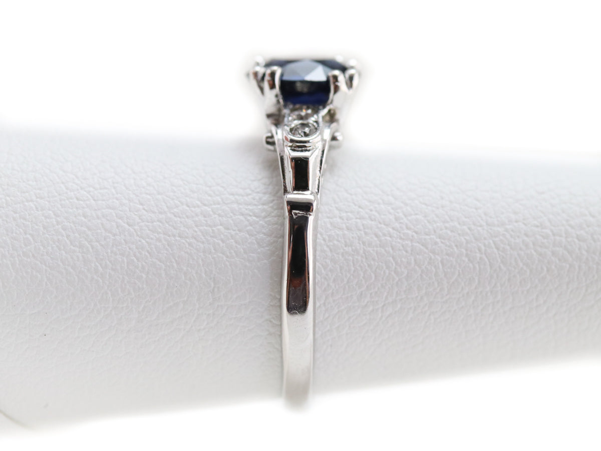 The Hathaway Sapphire and Diamond Ring by Elizabeth Henry