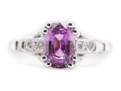 The Hathaway Pink Sapphire Engagement Ring by Elizabeth Henry