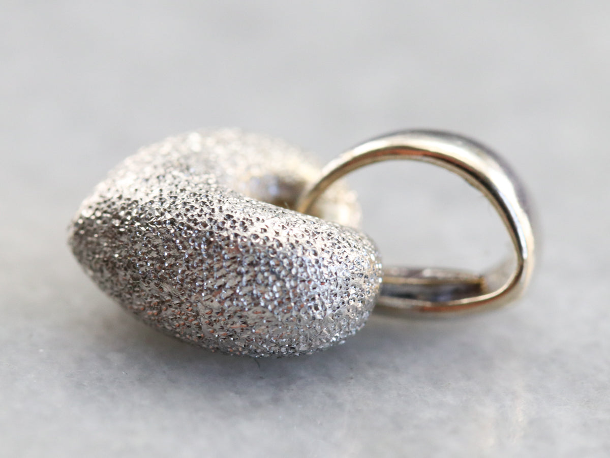 White Gold Petite Heart Pendant