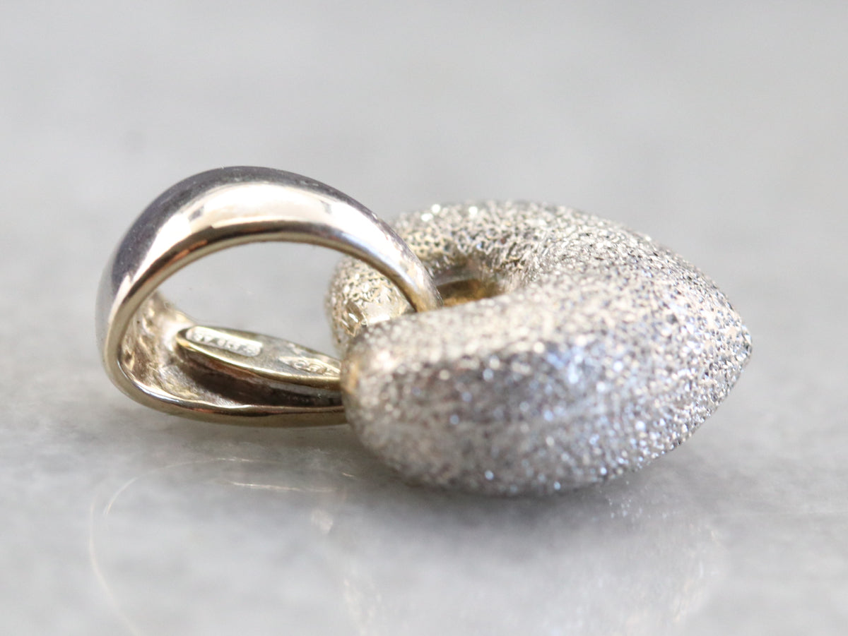 White Gold Petite Heart Pendant