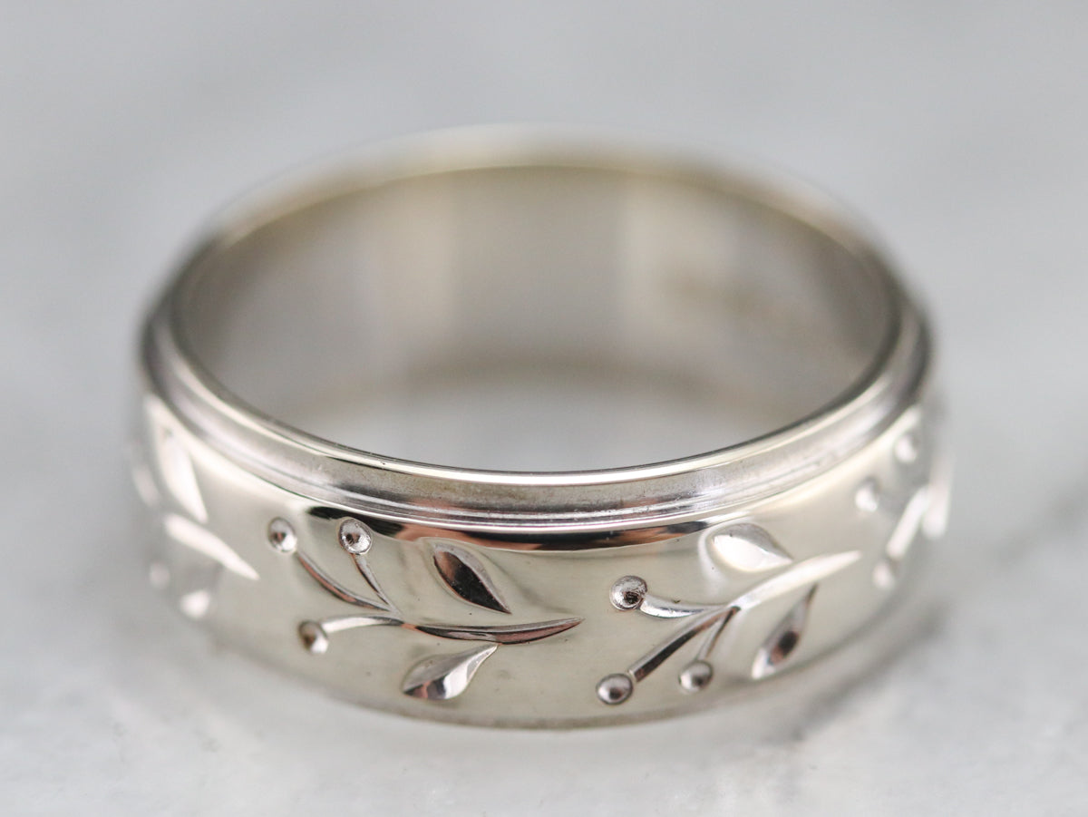 Vintage Art Carved Pattern Band