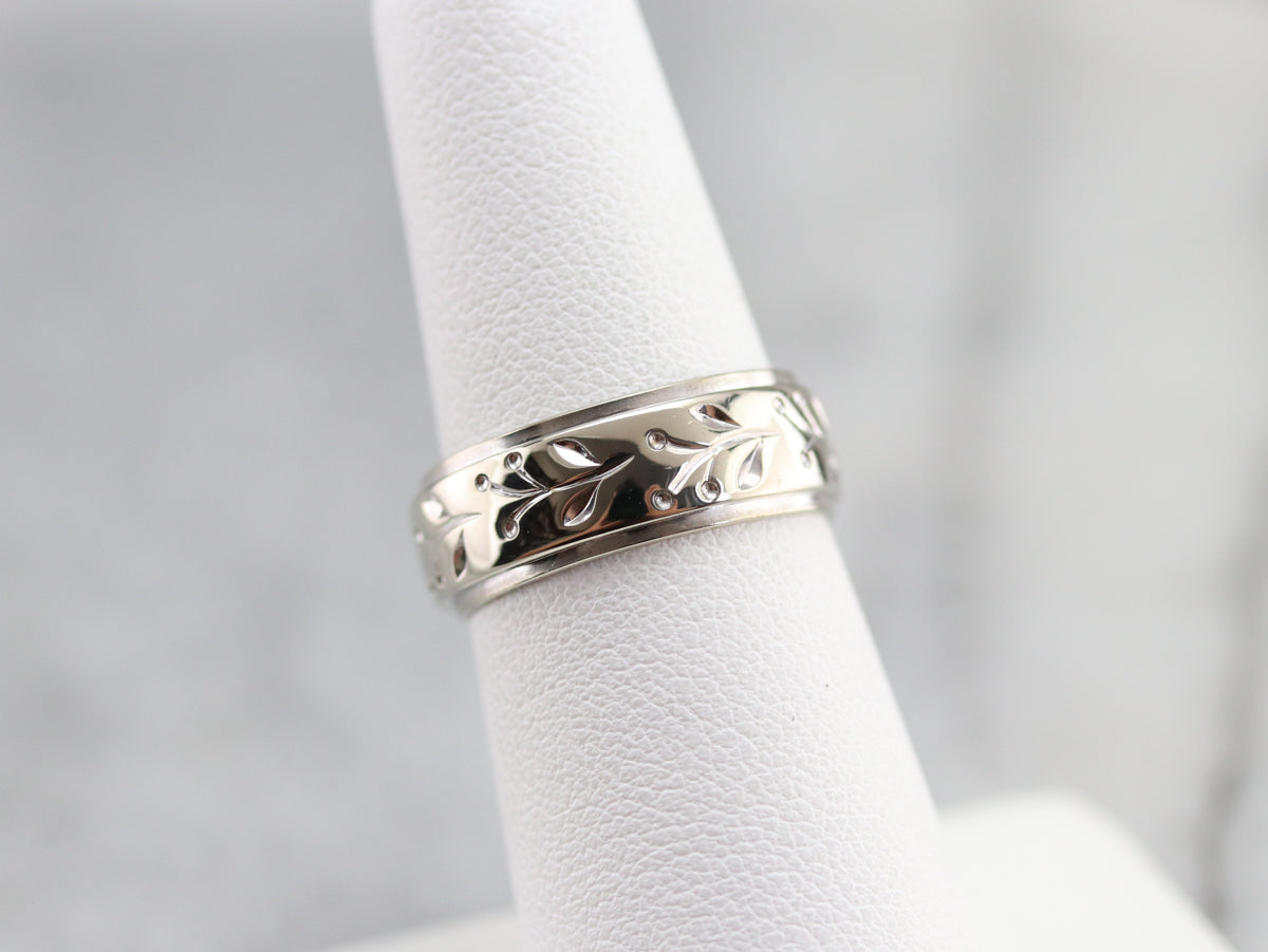 Vintage Art Carved Pattern Band