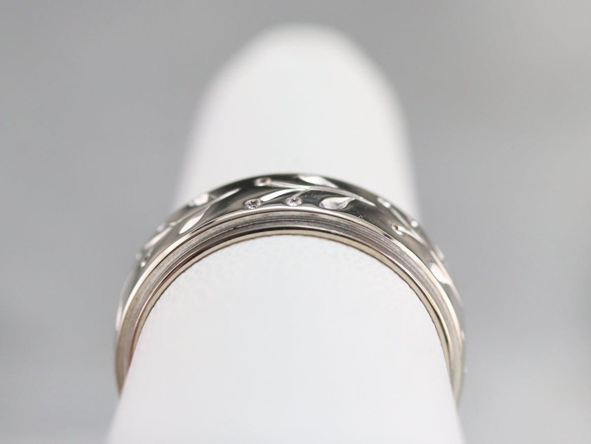 Vintage Art Carved Pattern Band